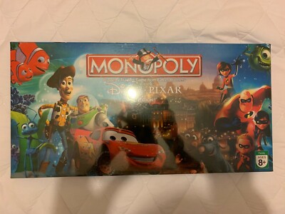 BRANDNEU VERSIEGELT MONOPOLY DISNEY PIXAR EDITION