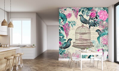 3D Card Bird A112 Wallpaper Wall Mural Self-adhesive Andrea Haase Amy