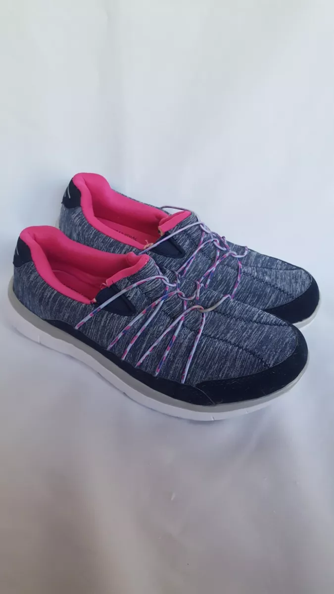 Danskin Now Women's Memory Foam Pink & Blue Athletic Shoes Size 9 1/2  Women's