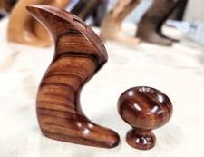 Custom Made Bolivian Rosewood Tote & Knob For Lie Nielsen No 1 Hand Plane
