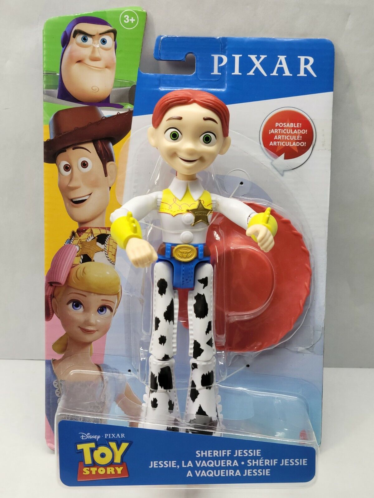 Mattel DISNEY PIXAR Toy Story SHERIFF JESSIE posable 8" figure 