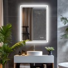 LED Backlit Illuminated Bathroom Mirror Makeup Wall Mirror Touch Sensor Anti-Fog