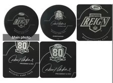 ONTARIO REIGHN AHL OFFICIAL GAME PUCK 80year est.1936 SHER-WOOD MADE IN CANADA 