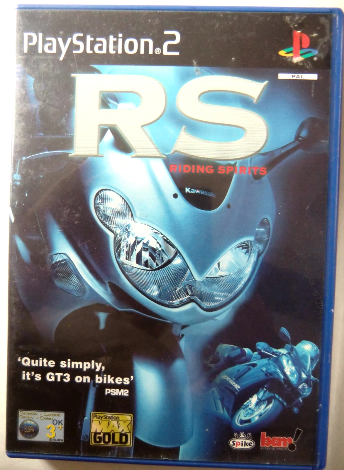 67294 Riding Spirits - Sony PS2 Playstation 2 (2002) SLES 50963