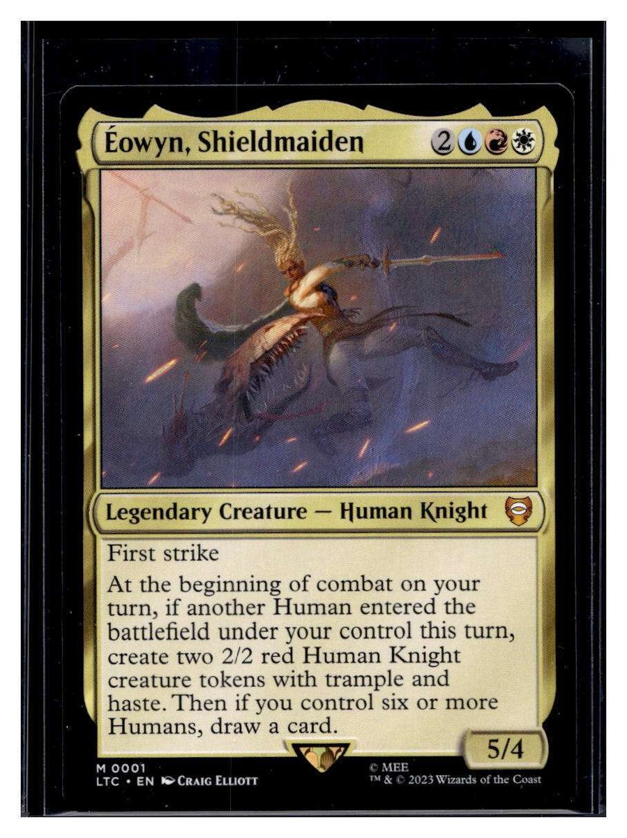 MTG Lord of the Rings Commander #1 owyn, Shieldmaiden Mythic Rare (Qty)