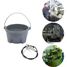 US Handheld Plastic Bucket Oiler Light Oil Gun Barrer Set for Pipe Threader Tool