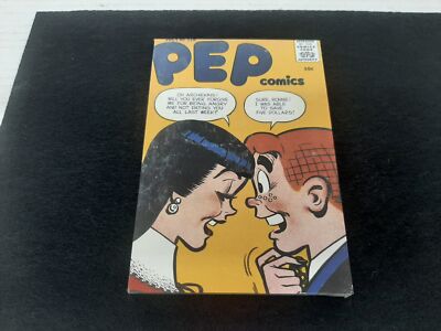 25-Pep Comics July 1956 Full Cover Comic Unused Postcards 1986 Shelf UP2