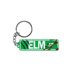 A Nightmare on Elm Street - Elm St Sign Metal Keychain NEW