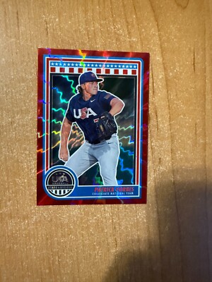 2025 Panini Stars & Stripes - Patrick Forbes #85 Red Lightning Parallel 17/30