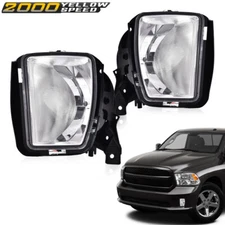 Fit For 2013 2014 2015 2016 2017 2018 Dodge RAM 1500 Bumper Clear Fog Lights
