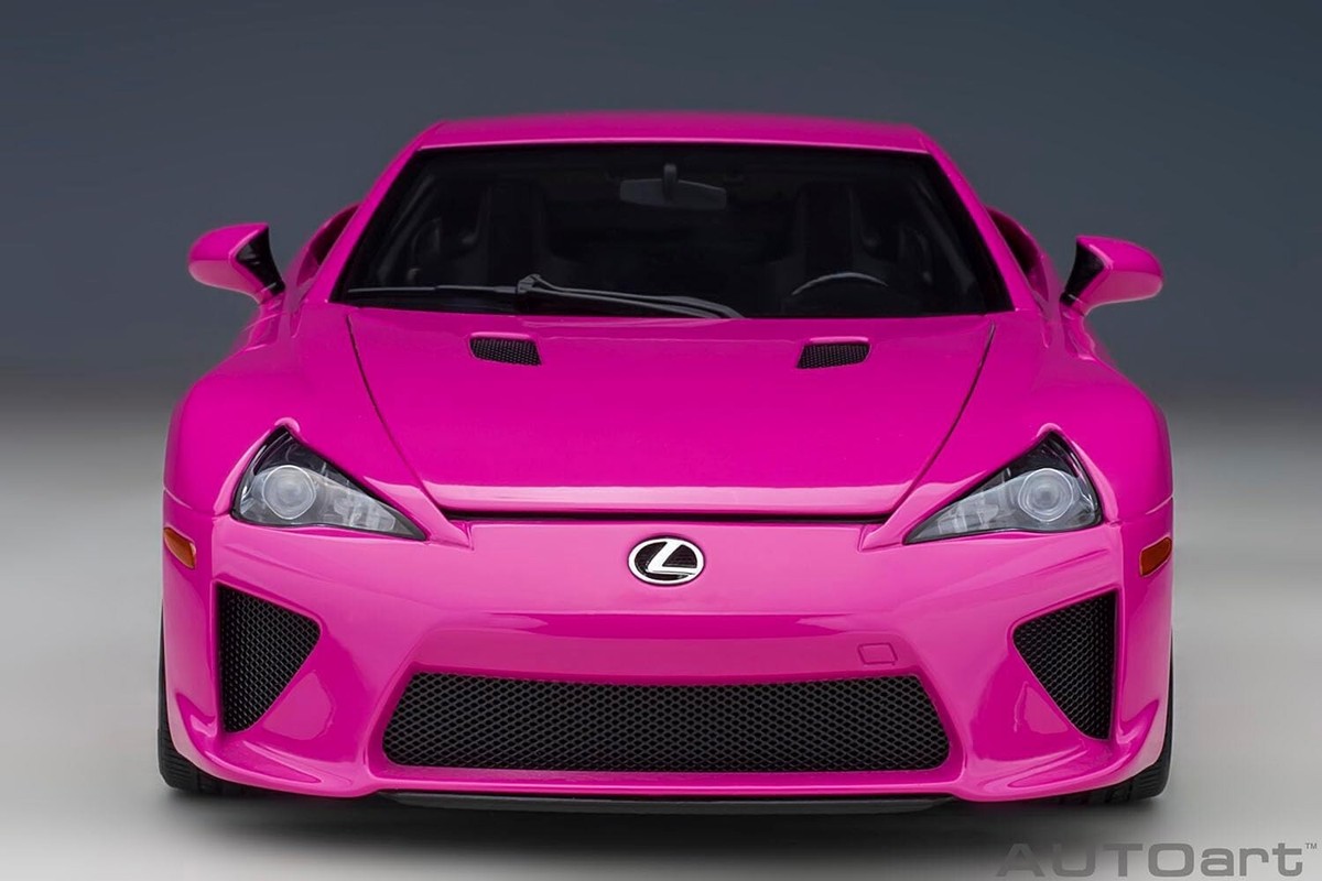 Rare Finished product AUTOart 1/18 Lexus LFA Passionate Pink from