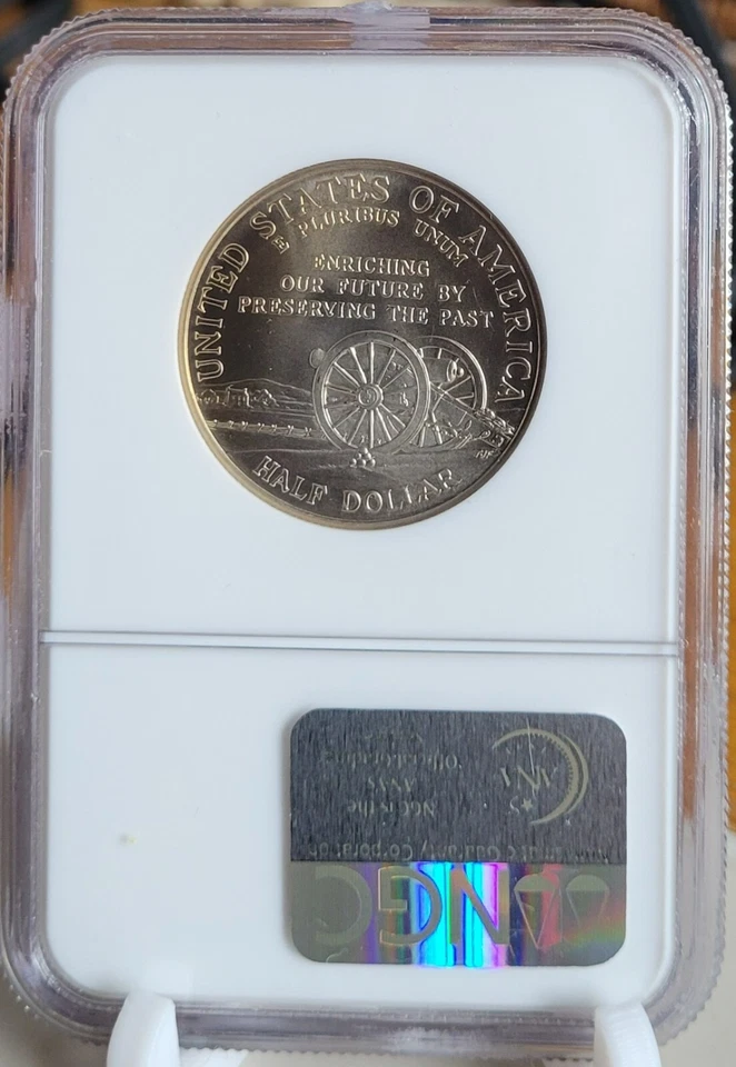 MS70 1995-S Civil War Battlefields Commemorative Half Dollar NGC - Image 2 of 2