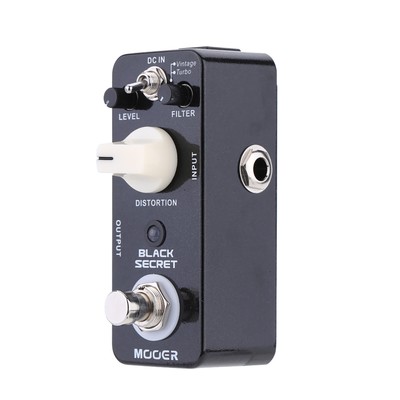 Mooer Black Secret Micro Mini Distortion Electric Guitar Effect Pedal True E5M0