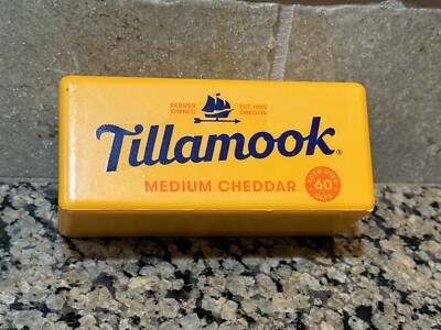 Tillamook Cheese Stress Relief Orange Cheese Block Squishy Fidget Squeeze