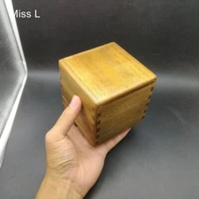 Phoebe Zhennan Hard Wood Puzzle Box Brain Teaser Game Toy Novelty Secret Box