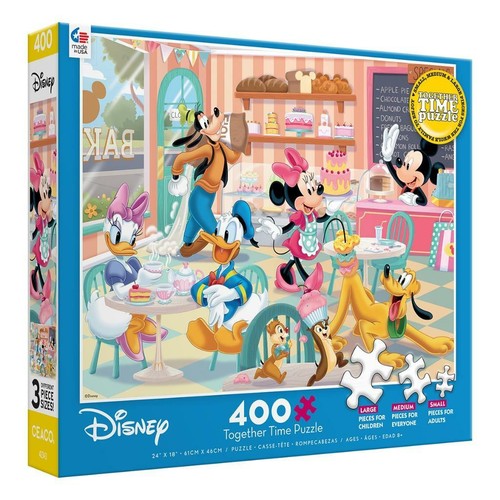 Ceaco Family Jigsaw Puzzle; Disney Bakery; 400 various size pieces; 2343-11