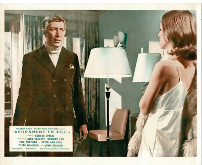 Cinema Lobby Card: ASSIGNMENT TO KILL 1968 Patrick O'Neal Joan Hackett