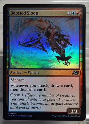 Magic - Boosted Sloop - Uc/Foil/Artefakt - Ätherdrift - EN/NM/Boosterfrisch
