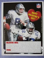 NFL Valentines. 11 different to choose from. Favre, Elway, Aikman, Rice, Marino