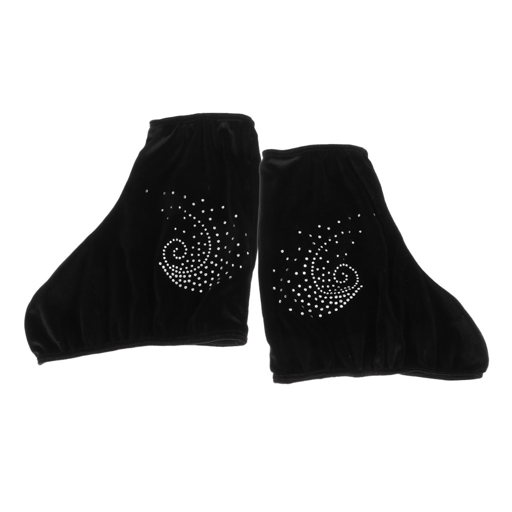 1 Pair Universal Velvet Ice Skate Boot Covers Protector for Figure