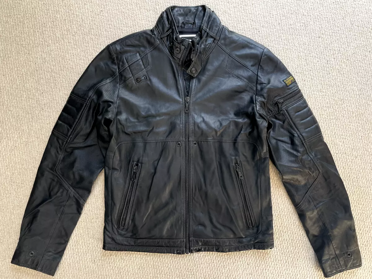 G star on sale mfd leather jacket