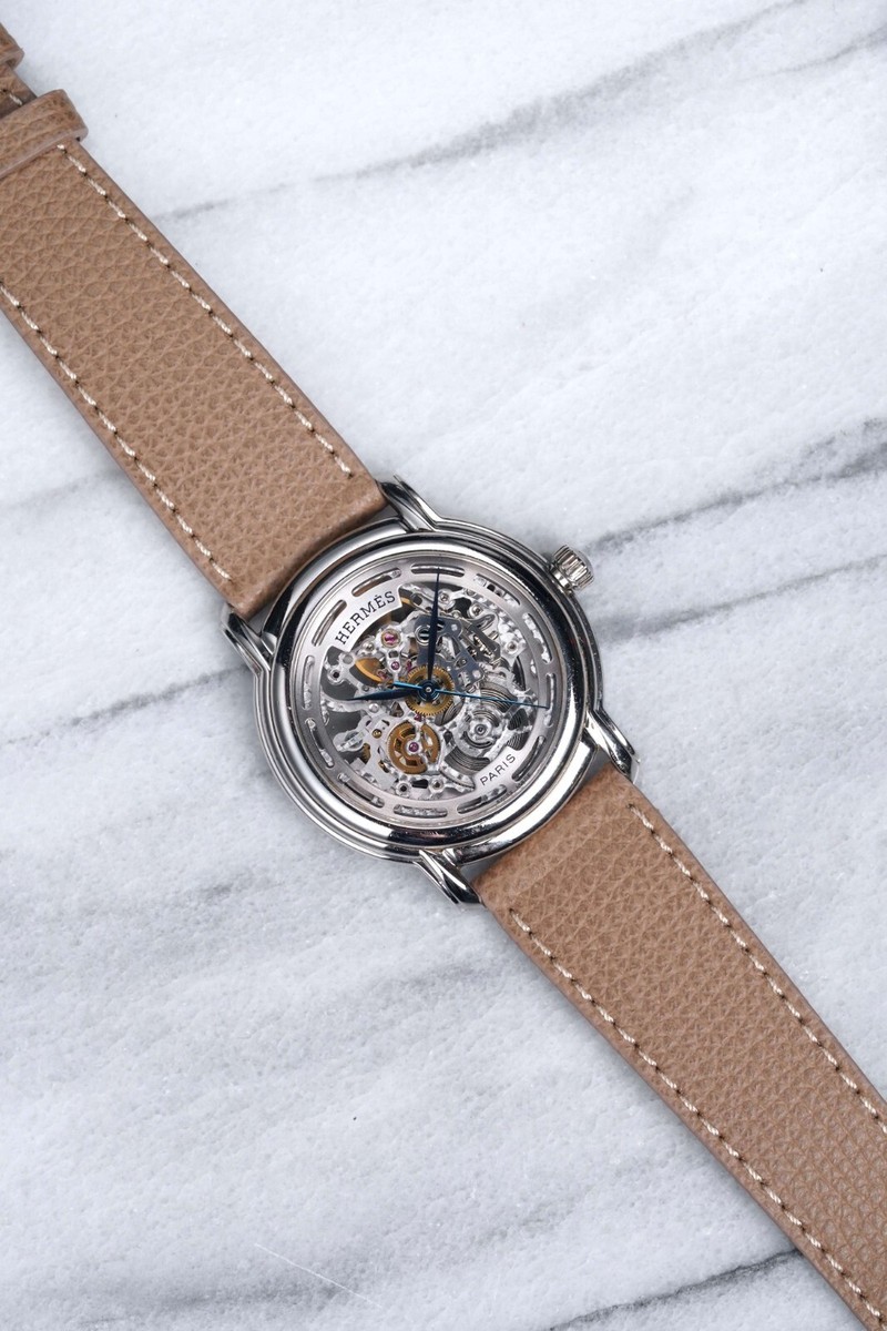 Hermes Paris Sesame SM1-790 Squelette Automatic Skeleton