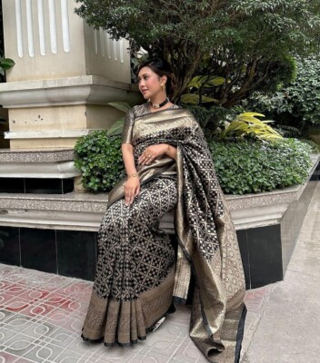 Designer Party Wear Bridal Heavy New Sari Indian Bollywood
