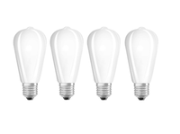 Osram E27 Led Edison Lampe Birne 4W=40W GlüHbirne Warmweiß Leuchtmittel [4Er]