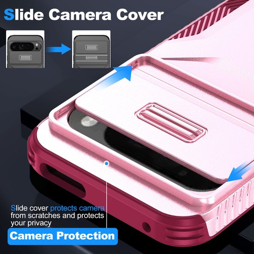 Für Google Pixel 9 Pro XL / 9 Pro / Pixel 9 Hybrid Robuste Stoßfeste Hülle - Bild 31 von 54