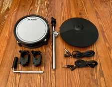 Alesis 8" Mesh Surge SE Pad & Cymbal w/15" Arm, Clamps & 2 Cables NEW E-Drums