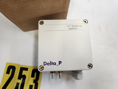 New Halstrup Walcher P92 Delta-p Differential Pressure Transducer