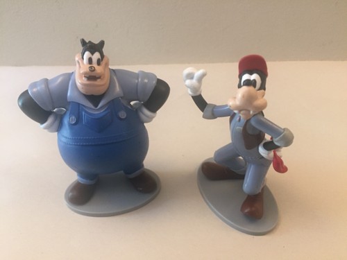 Disney PVC 4" Cake Toppers Toys Gas Station Mechanic Attendants Pete and Goofy - Picture 4 of 11