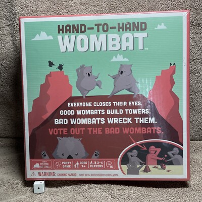 Hand to Hand Wombat (By Exploding Kittens) A Game Of Teamwork