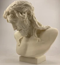 DONATELLO RENAISSANCE SCULPTURE HEAD OF CHRIST 7.9 INCH/200 MM, MUSEUM REPLICA