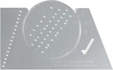 Westcott Lettering, Stenciling Paper Template (ALG-1)