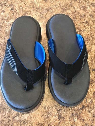 Chanclas acolchadas tanga cómoda hombre negras azules TALLA 7-8 |