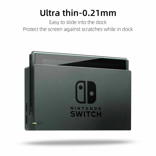 Geekshare Nintendo Switch HD Screen 0.2mm Protective Premium Tempered Glass Film - Picture 7 of 10