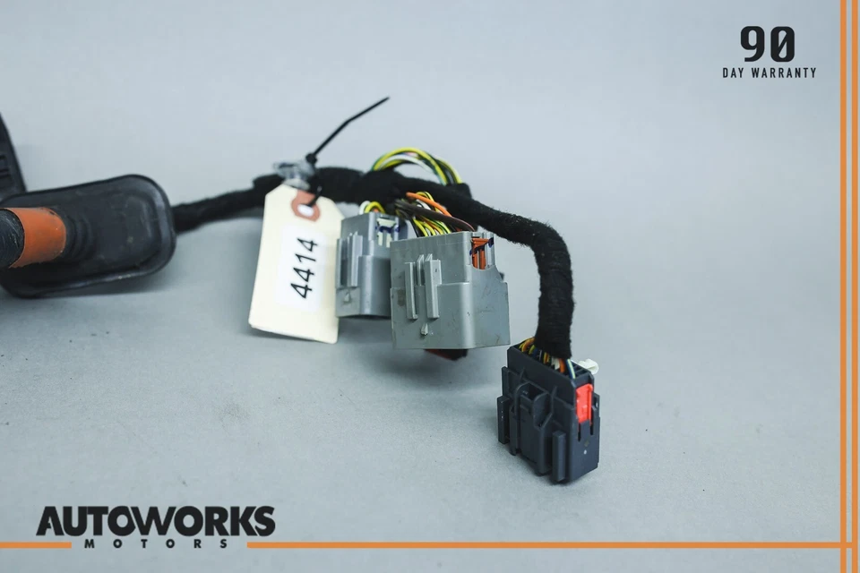 00-04 Arnés de cableado de puerta del lado del conductor delantero izquierdo Jaguar S-Type X200 OEM Foto 3 de 4