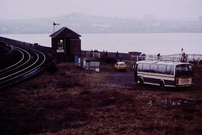 1980 British Rail Diesellok Tay Bridge South Stellwerk Eisenbahn Dia Ref 3066