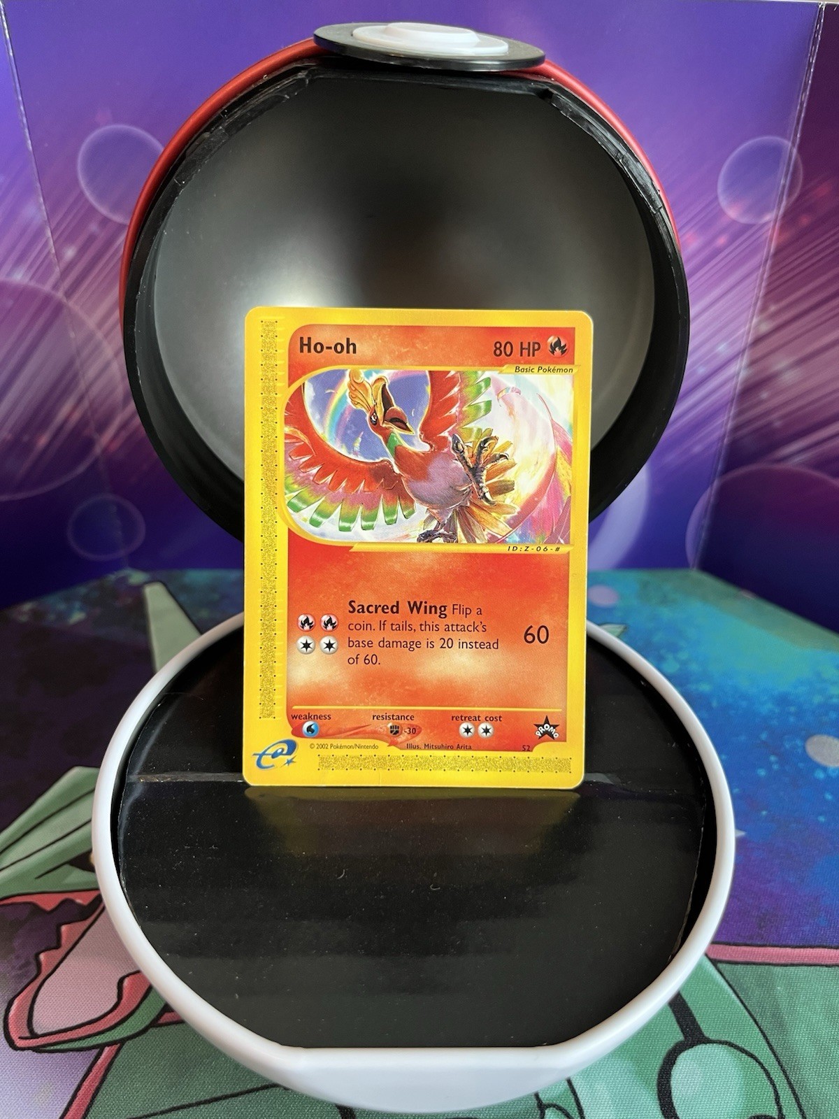 Pokémon TCG Ho-Oh Card 52/53 WOTC Black Star Promo Regular