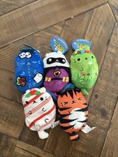 Cats vs Pickles Lot of 6 Beanie Bean Bag Stuffed Plush Collectible Toys Kittens