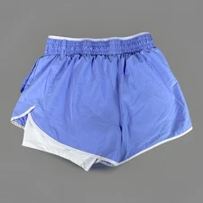 Layer 8 Quick Dry Purple Elastic Waist Built In Liner Exercise Shorts Women’s S