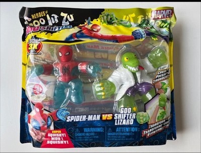 Heroes of Goo Jit Zu Marvel Goo Shifters Versus Pack Spider-Man VS Goo Lizard