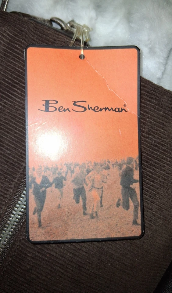 Bolso Mensajero de Pana BEN SHERMAN sm/md. N.O.S. con etiqueta. Ver fotos. Foto 2 de 4