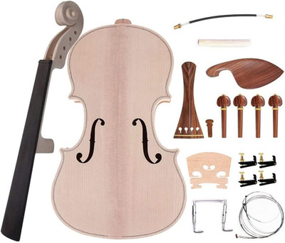 4/4 Violin DIY Kit Build Your Own Violin Fiddle Kit Full Size Violin Basswood wi