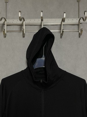 Quince Hoodie Men XL Blk Sweatshirt Full Zip Jacket Flowknit Performance Stretch