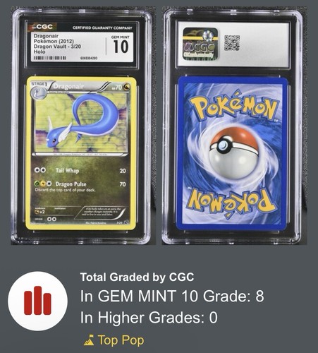 Dragonair graded CGC 10 for sale on eBay
