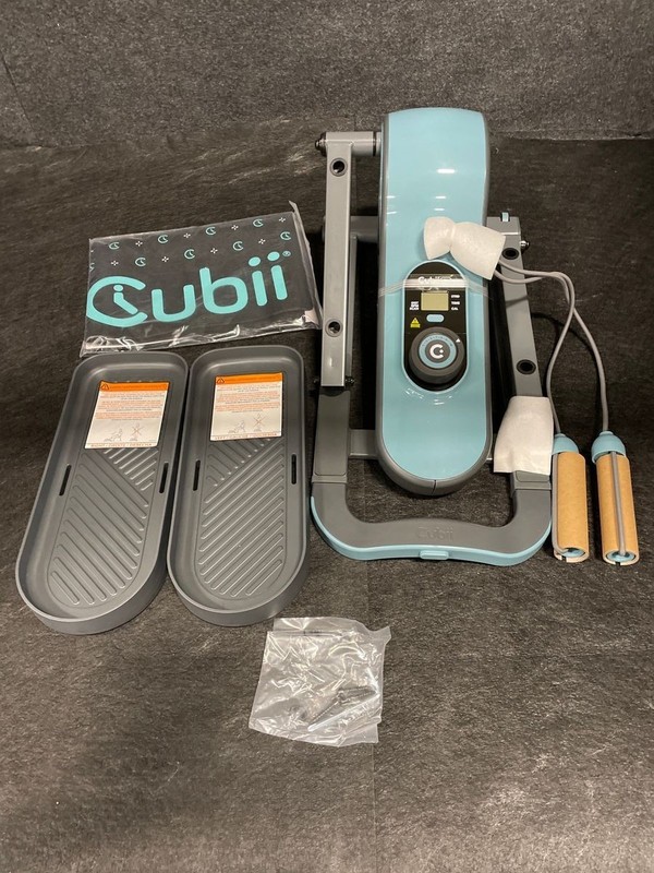 CUBII F3A5 Total Body Under Desk Elliptical Bike, Smoke Blue*