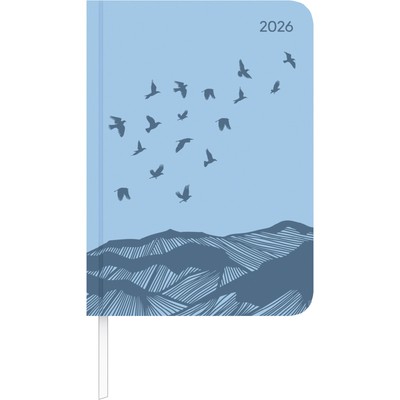 Lady Journal Deluxe Sky 2026 - Taschen-Kalender A6 (10,7x15,2 cm) - Tucson Einba