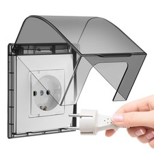 DOITOOL Waterproof Outlet Cover Electrical 11.50X10.00X7.80CM, Grey
